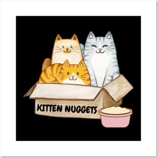 Kitten Nuggets T Shirt and Apparel Posters and Art